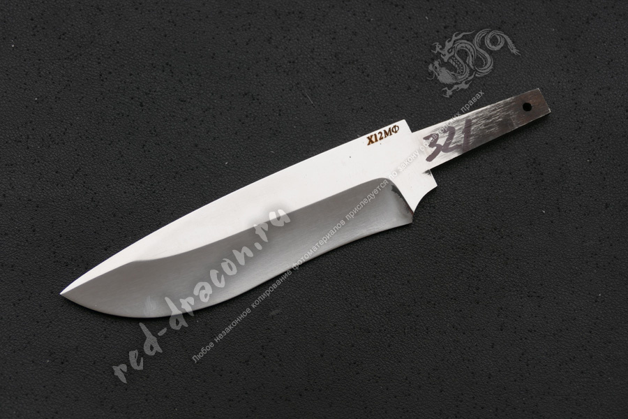 Клинок кованный для ножа Х12МФ "DAS321"