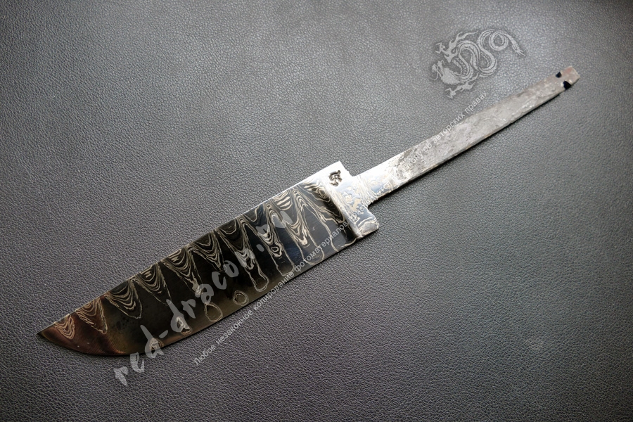 Клинок для ножа Дамаск za1682